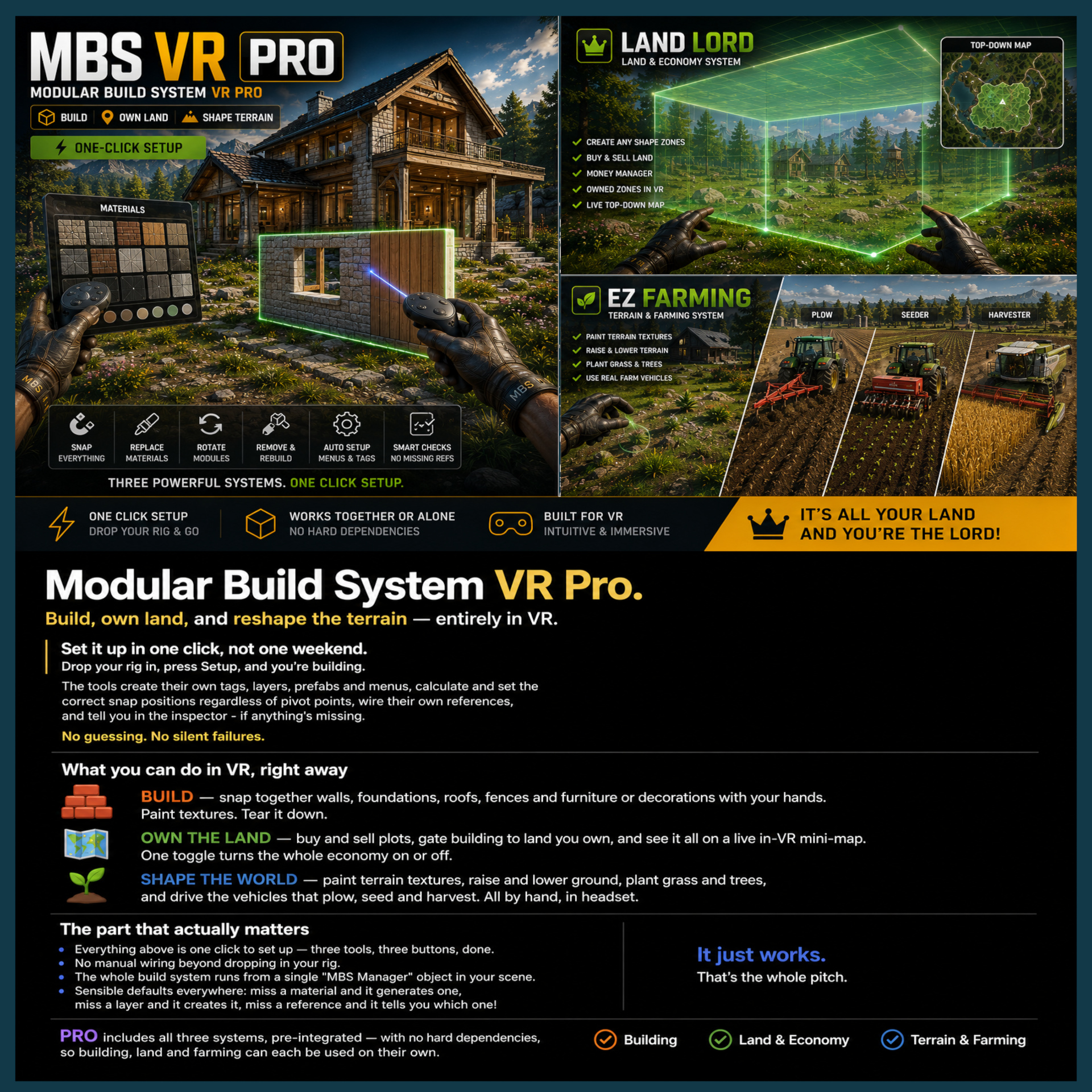 MBS VR Pro - Advanced Modular Building System (NEW Release)